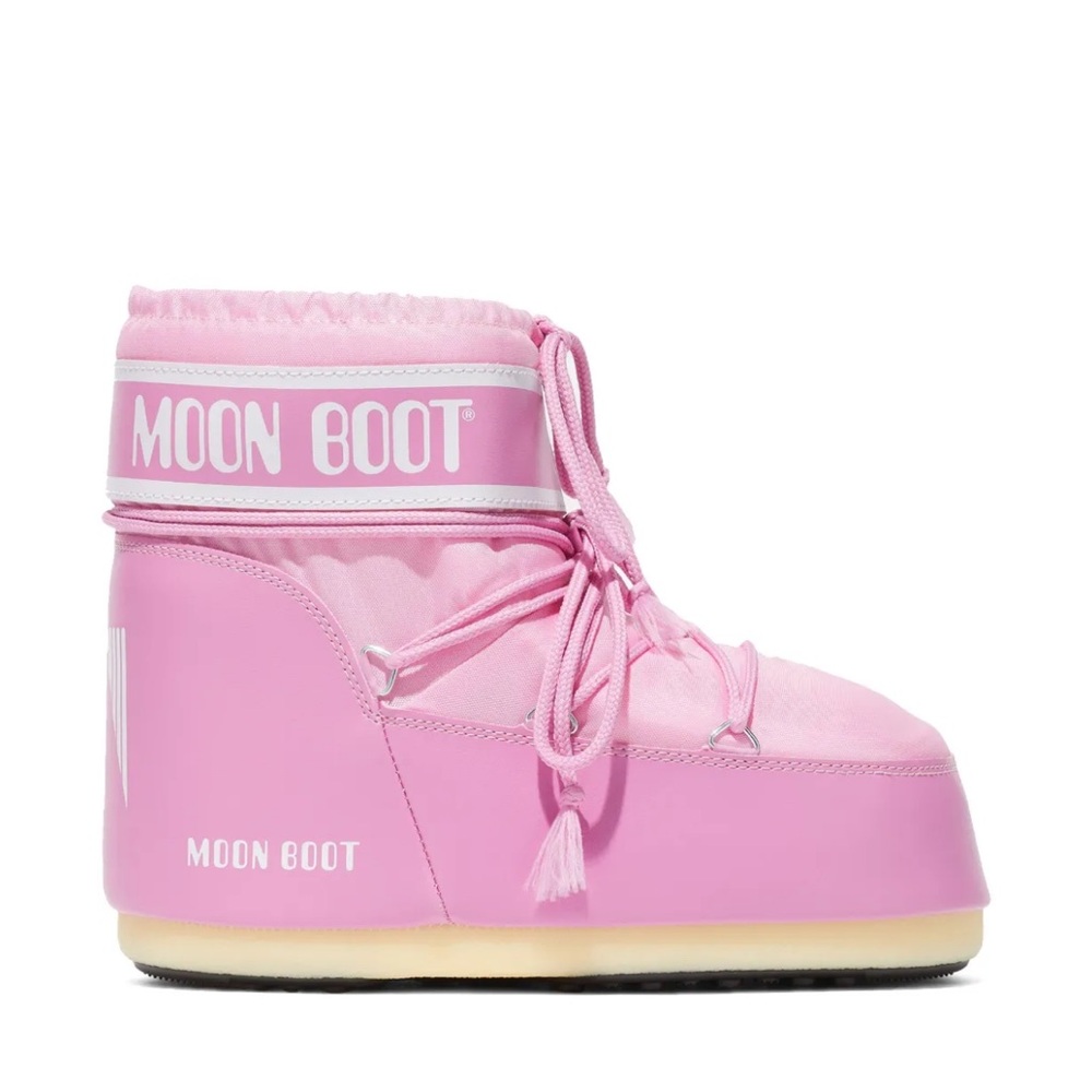 Moon Boot Pink Winter Rain Boots Insulated